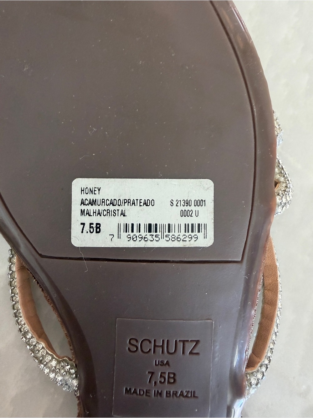 NEW 🌸SCHUTZ🌸 Honey Sandals Size: 7.5 - Picture 8 of 9